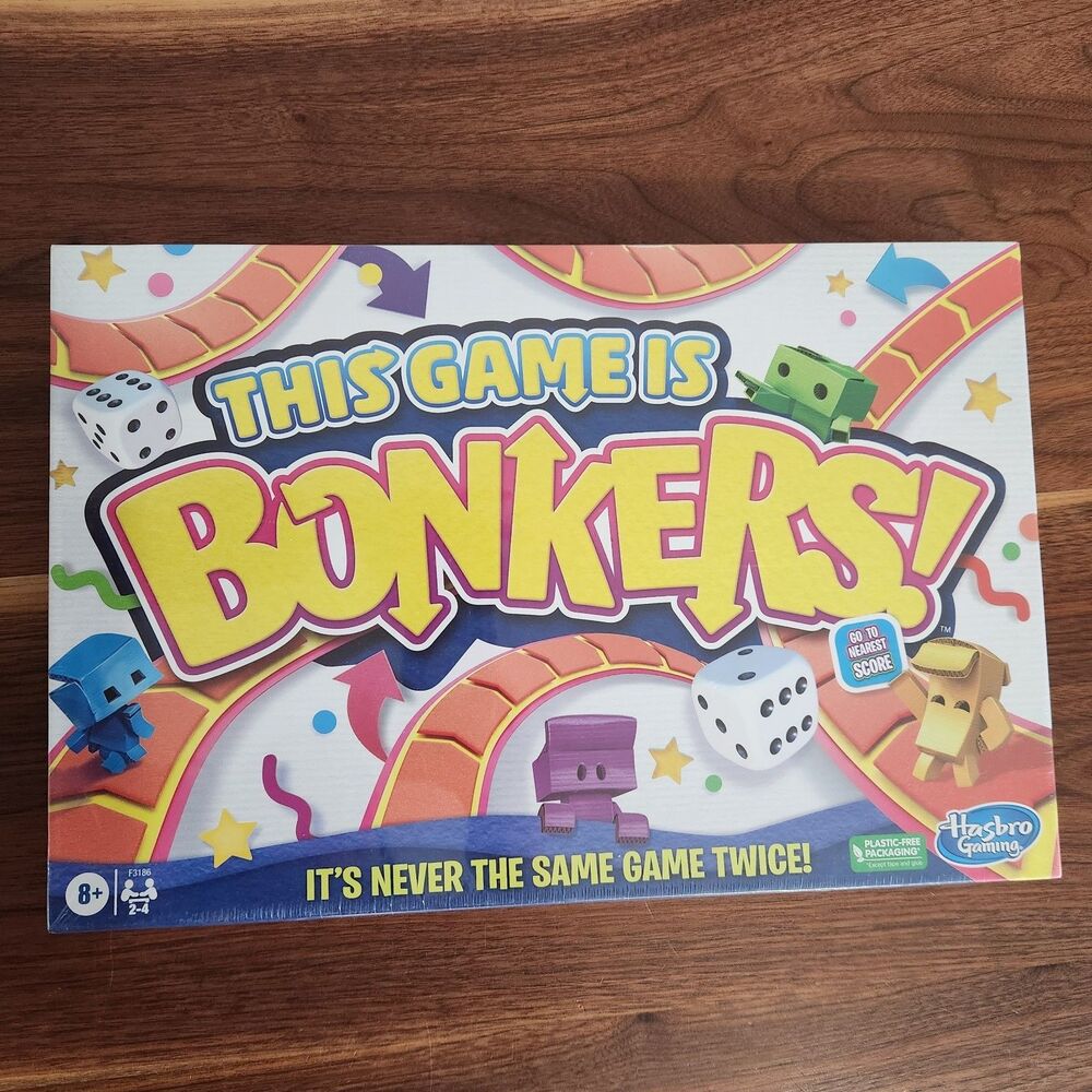 This Game is Bonkers Board Game NEW Hasbro Family Never The Same Game Twice